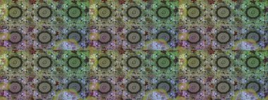 Barok tarzında kusursuz bir doğulu süsü. Gri renkli ve altın elementli geleneksel klasik altın sarısı desen.