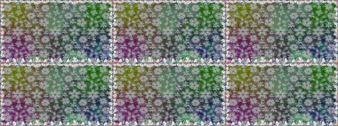 Kumaş, tekstil, duvar kağıdı baskısı için. Raster illüstrasyonu. Eski usul. Tomurcukları çiçek olan sevimli bir çiçek deseni. Kusursuz bir geçmişi var. Raster..