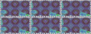 Kusursuz Vintage Çiçek Deseni. Raster Kalça dokusu deseni.