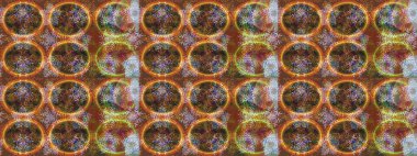 Güzel bir kış süsü. Raster kahverengisi, nötr ve turuncu kar tanelerinden izole edilmiş. Kar taneleri koleksiyonu. Raster illüstrasyonu.