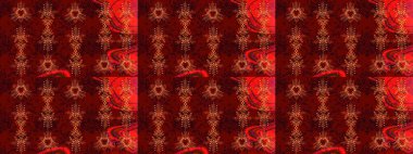 Kırmızı, siyah ve kahverengi kar taneleri ve kırmızı, siyah ve kahverengi renkleri olan Noel kartı. Kar taneleri arka planda. Kış kartı Mutlu Noeller, yeni yıl ve mutlu bayramlar..