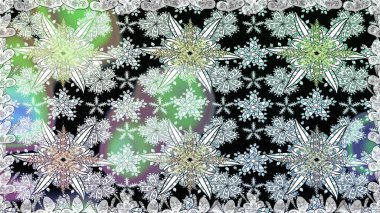 Şirin, zarif çiçekler Raster illüstrasyonu. Yapraklı kusursuz desen. Tekstil için figür. Poster ya da kapak için arka plan. Davetiye ve kartpostal tasarımı için dekoratif çiçek unsurları.