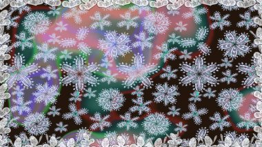 Tarafsız renklerde çiçekler. Çiçeksiz desenli arka plan. Renkli Bahar Temalı Kusursuz Arkaplan. Düz Çiçek Elementleri Tasarım Raster illüstrasyonu.