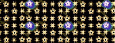 Renkli elementlerle Raster ilginç desen