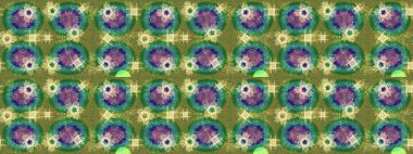 Renkli elementlerle Raster ilginç desen