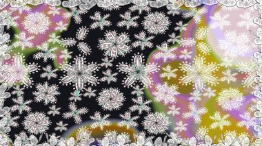 Raster suluboya çiçek deseni, narin çiçekler, gri çiçekler, tebrik kartı şablonu. Raster Güzel kumaş deseni.