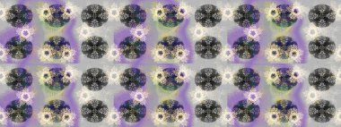 Basit bir kar tanesi. Gri, nötr ve mor renkler üzerine bir resim. Soyut duvar kâğıdı, ambalaj dekorasyonu. Kışın sembolü, mutlu noeller, mutlu yeni yıl kutlaması Raster illüstrasyonu..