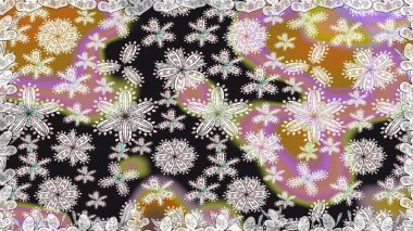 Modern stil dokusu. Çiçek desenli raster, nötr çizgi grafik deseni soyut raster arkaplan.