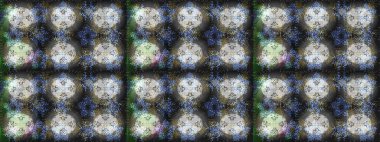 Raster illüstrasyonu. Güzel kumaş deseni. Küçük çiçekteki sevimli çiçek deseni. Güzel karalamalı çiçek deseni çiz..