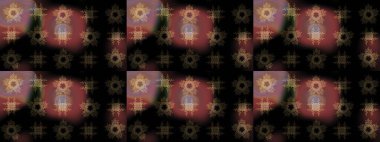 Soyut mandala veya kaprisli kar tanesi içini kaplamak sanat çizmek. Renkli arka plan üzerinde izole sevimli kar taneleri. Raster illüstrasyon.