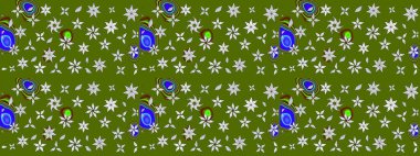 Çiçekli eskiz arkaplanı. Renkli Bahar Teması eskiz kalıbı. Çocuk stili. Düz Çiçek Elementleri Tasarımı.