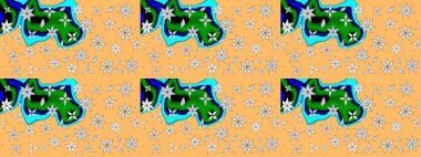 Renkli Bahar Teması eskiz kalıbı. Bej renkli çiçekler. Düz Çiçek Elementleri Tasarım Raster illüstrasyonu. Çiçek eskiz kalıbı geçmişi.