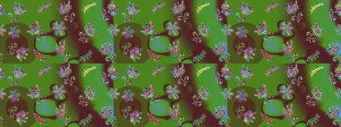 Retro tarzı, kış elementleri. Kar taneleri tasarımı. Son moda kar taneleri ve elementler onun kartlarını gösteriyor. Modern soyut tasarım posteri, kapak, yeşil, kahverengi ve mavi renkli kart tasarımı.