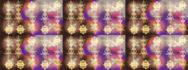 Kar Tanesi Raster illüstrasyonu. Kar Tanesi Simgesi. Kış kar tanesi. Kahverengi, bej ve nötr renklerde izole edilmiş..