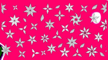 Çiçek desenli eskiz. Gömlek baskısı için çiçek boyası. Mor renkte çiçekler.