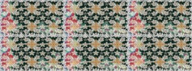 Çiçekli, suluboya desenli kusursuz çiçek deseni. Küçük çiçekte güzel bir çiçek deseni var. Raster deseni.