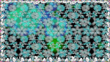 Hediye ambalaj kağıdı, tebrik kartları, posterler ve pankart tasarımı. Raster düz çiçekleri pürüzsüz desen. Mavi renkte çiçekler.