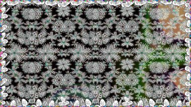 Gri renkler. Yaz çiçekleri teması. Klasik çiçekler. El çizimi, soyut ve süslü elementler. Suluboya resim taklit Raster illüstrasyonu.