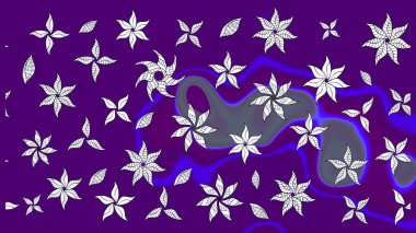 Güzel kumaş deseni. Küçük bir çiçekte eskiz deseni. Raster illüstrasyonu. Güzel çiçek arkaplanı..