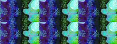 Raster çiçek izi. Çiçek mavisi eskiz deseni. Klasik taslak çizimi. Raster Yumuşak kumaş deseni.