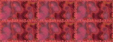 Raster illüstrasyonunda kusursuz çiçek deseni. Renkli çiçekler.