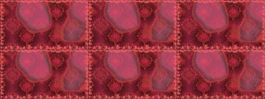 Düz Çiçek Elementleri Tasarımı. Raster çiçekli arka plan. Renkli Yaz Temalı Kusursuz Arkaplan. Güzel, pürüzsüz bir desen. Yazdır. Şirin kumaş deseni.