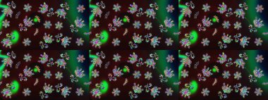 Raster kahverengi kar tanesinden izole edilmiş. Güzel bir kış süsü. Renkli kar taneleri Raster illüstrasyonu.