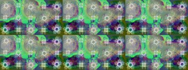 Düz kar karalama ikonları, yılbaşı afişi için kar taneleri silueti, kartlar. Yeni yıl kar tanesi. Yeşil, nötr ve gri renkler üzerine şirin soyut kar taneleri raster tasarımı.