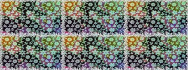 Bahar mevsimi. Raster dikişsiz şirin çiçek deseni. Nazik romantik baskı. Tatil havası..