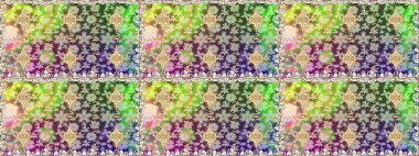 Kusursuz kraliyet lüksü, altın barok kumaş rengi. Altın antika ortaçağ dekoratifi, yapraklar ve tarafsız renklerde altın desenli süslemeleri olan pürüzsüz bir desen..