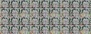 Çiçekli karalama şeklinde Raster çiçek deseni. Tarafsız renklerde çiçekler. Nazik, narin çiçek arkaplanı.