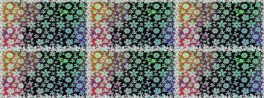 Suluboya etkisi. Organik elementler. Botanik kusursuz desen. Raster deseni.