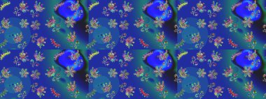 Paket kağıdı için en iyisi. Mavi, yeşil, mor lale çiçekli, pürüzsüz bir desen. Karşılama ya da düğün geçmişi olarak kullanılabilir. Doğal kozmetik ürünleri, parfüm, çiçekçi dükkanı için bahar ihalesi tasarımı