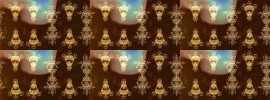 Küçük renkli çiçekler. Moda baskıları için zarif bir şablon. Çiçekli bahar çiçekleri. Motley illüstrasyonu. Küçük çiçekte şirin desenler.