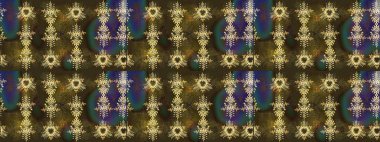 Renkli elementlerle Raster ilginç desen