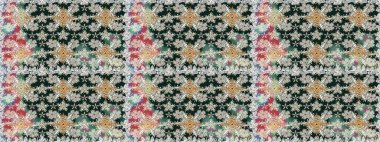 Çiçekli, suluboya desenli kusursuz çiçek deseni. Küçük çiçekte güzel bir çiçek deseni var. Raster deseni.