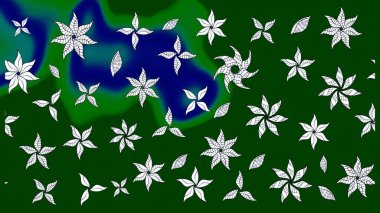 Süslü kumaş deseni. Çiçekli çiçek deseni, suluboya. Raster deseni.