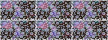 Kusursuz raster deseni. Çiçek arkaplan. Güzel kumaş deseni.