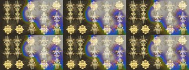 Noel doodle desen kar taneleri, raster arka plan ile. Raster illüstrasyon.