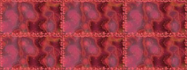 Raster illüstrasyonunda kusursuz çiçek deseni. Renkli çiçekler.