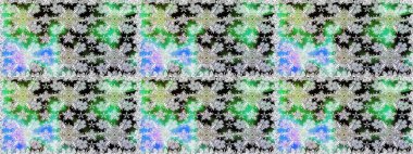 Raster deseni. Ağaç dallı bahar çiçekleri, çiçek siluetiyle nötr renkler.