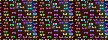 Raster. Robot resim. Kelebek deseni. Kumaş, tekstil, baskı ve davetiye örnekleri. Kahverengi arkaplanda resim.