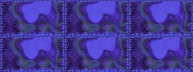 Raster illüstrasyonunda kusursuz çiçek deseni. Güzel kumaş deseni. Raster illüstrasyonu. Menekşe renklerinde.