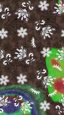 Renkli unsurlarla hareketli arka plan görüntüleri. Çiçekler. Eski model. Bayrak tarzı. Video kaydı. Şablon. Döngü. Kusursuz..