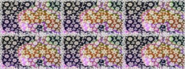 Etnik Mandala süsleme. Kullanılabilir Tekstil, tebrik kartı, boyama kitabı, telefon durumda yazdırma için. Raster kına dövme tarzı. Hint çiçek desenli madalyon desen.