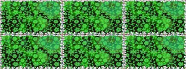 Kusursuz bir geçmişi var. Eski usul. Kumaş, tekstil, duvar kağıdı baskısı için. Tomurcukları papatya çiçekleri olan sevimli bir çiçek deseni. Miles Fleur, süslü püslü bir süs. Raster illüstrasyonu.