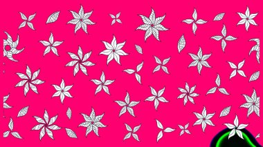 Raster - stok. Mavi çiçekli eskiz deseni, suluboya çiçek deseni, sevimli çiçek, duvar kağıdı, kart veya kumaş için fayanslı.