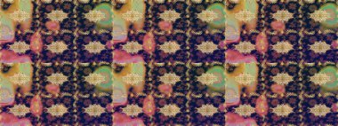 Mavi renkler ve altın elementler üzerine çizim. Klasik Raster altın desenini çiz. Geleneksel oryantasyon süsü. Klasik vintage arkaplan.