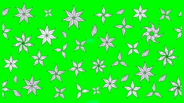 Çiçekli bahar çiçekleri. Küçük çiçekte güzel bir desen. Küçük renkli çiçekler. Moda baskıları için zarif bir şablon. Robot resim. Motley illüstrasyonu.