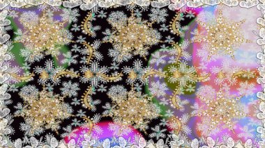 Noel altın kar tanesi kusursuz desen. Kış kar dokusu duvar kağıdı. Sembol bayramı, yeni yıl kutlamaları, altın desenler. Gri renkli altın kar taneleri.